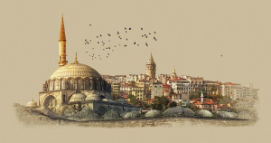 عکس با کیفیت نقاشی شهر